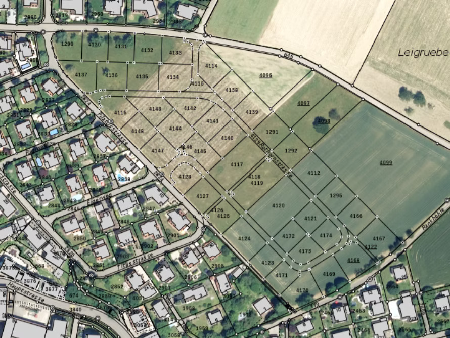 Letztes Bauland kaufen / Erwerb im Baurecht (Baurechtszins 1.25%)