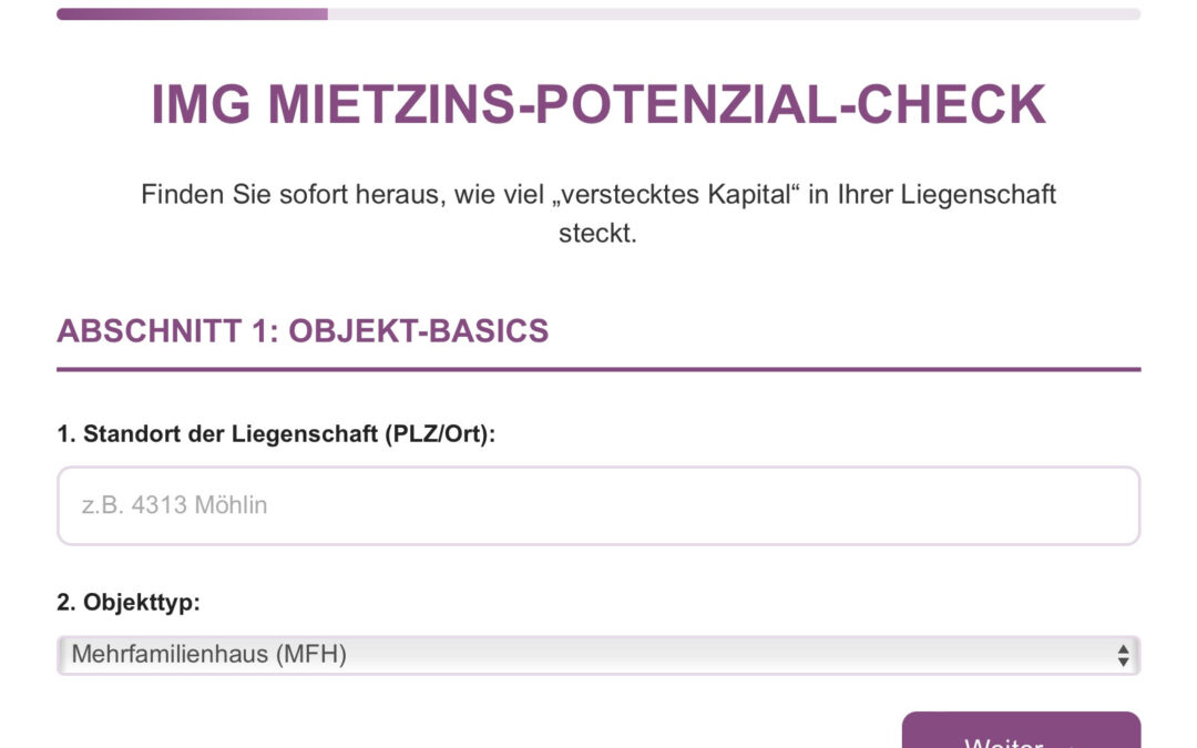 🚀 Wo versteckt sich das „stille Kapital“ Ihrer Liegenschaft? 💎