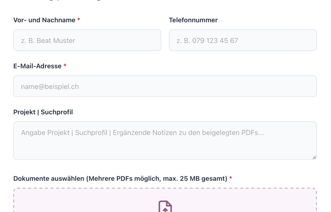 🔒 NEU: Sicherer Dokumenten-Upload bei Immobilien Management Gerber! 📄✨